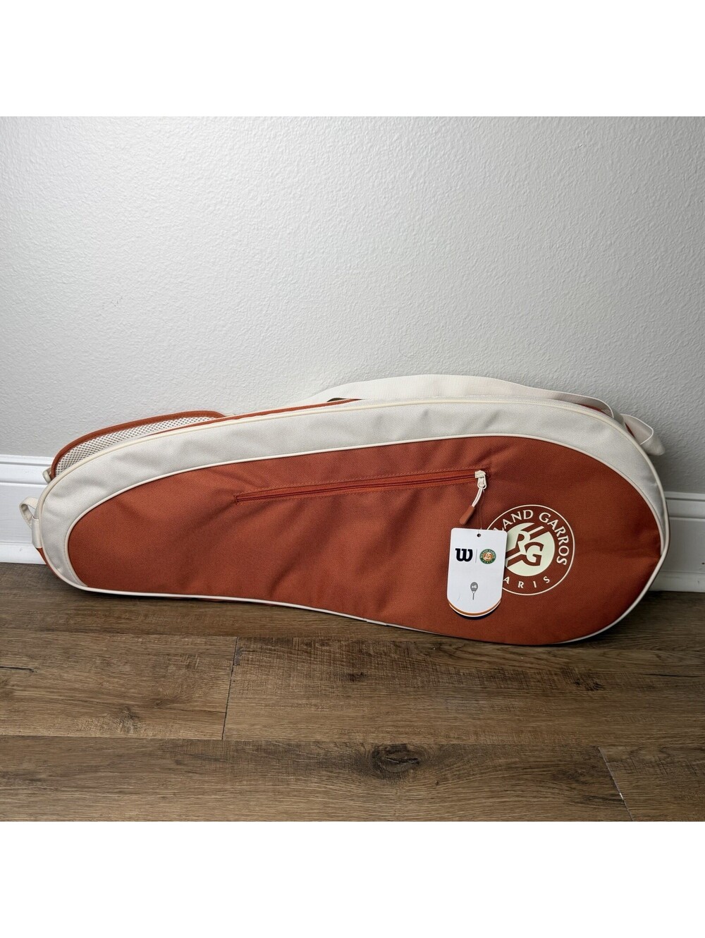 Wilson Roland Garros Team 6 Pack Tennis Racquet Bag Cream Clay 2025 NWT